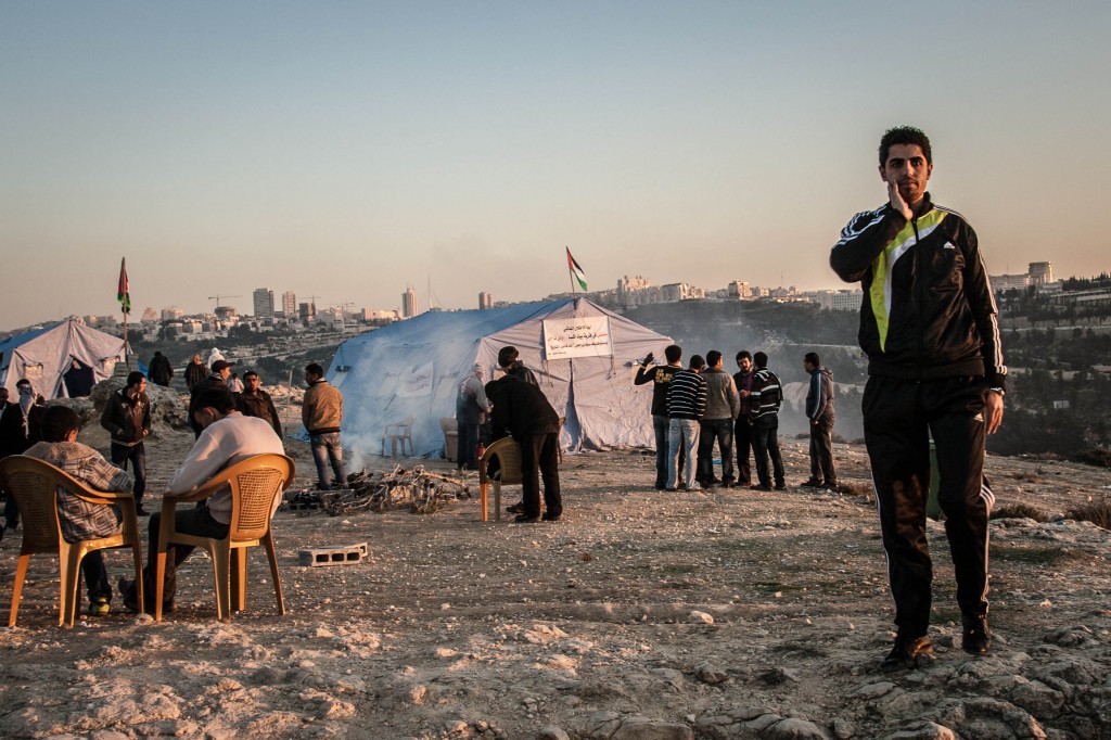 beit iksa al khamana palestine israel protest west bank tent camp